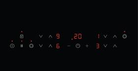 Sklokeramická varná deska Electrolux EHF6342XOK černá barva
