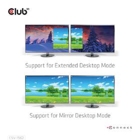 Dokovací stanice Club3D USB-C (5xUSB/USB-C/3xHDMI/2xDP/Ethernet/Audio), Triple 4K napájecí adaptér 

 obrázek produktu 4 z 10