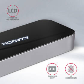 USB Hub Axagon USB 3.2 Gen 1 hub, 3x USB-A, HDMI 4k/60Hz, RJ-45 GLAN, PD 100W, kabel USB-C 20cm šedý

 obrázek produktu 7 z 7