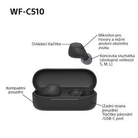 Sluchátka Sony WF-C510 černá

 obrázek produktu 6 z 17
