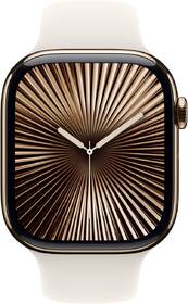 Chytré hodinky Apple GPS + Cellular 46mm pouzdro ze zlatého titanu - hvězdně bílý sportovní řemínek - M/L 

 obrázek produktu 1 z 8
