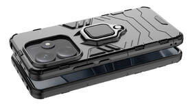 Kryt na mobil Lenuo Armor na Xiaomi Redmi Note 14 5G černá barva
