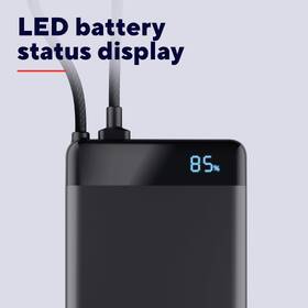 Powerbanka Trust Fiera, 10000 mAh, s kabelem, 2x USB-C černá

 obrázek produktu 9 z 11