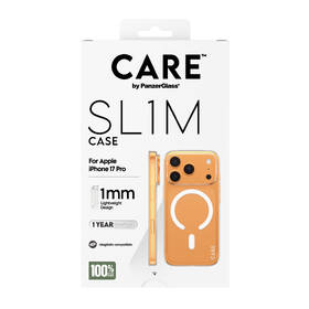 Kryt na mobil PanzerGlass CARE SL1M MagSafe na Apple iPhone 17 Pro průhledný

 obrázek produktu 4 z 4
