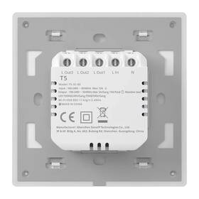 Vypínač Sonoff Smart WiFi Touch TX T5 3C (3-channel) bílý

 obrázek produktu 5 z 5