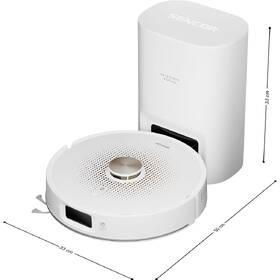 Robotický vysavač Sencor SRV 9485WH Cut&Clean bílý

 obrázek produktu 1 z 9