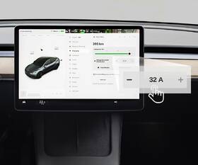 Nástěnná nabíjecí stanice dé pro elektromobily 22kW  s 7,5m kabelem, verze s CZ aplikací černá

 obrázek produktu 4 z 7