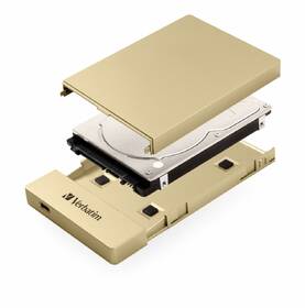 Pouzdro na HDD Verbatim pro 2,5" HDD SATA, USB-C / USB 3.1. Gen2 zlatý

 obrázek produktu 2 z 5