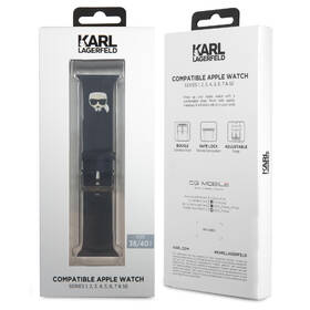 Řemínek Karl Lagerfeld Karl Head na Apple Watch 38/40/41mm černý

 obrázek produktu 2 z 2