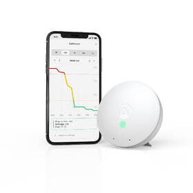 Senzor Airthings Wave Mini - senzor kvality ovzduší, vlhkosti, teploty a vzdušných chemikálií 

 obrázek produktu 2 z 4