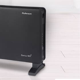 Teplovzdušný konvektor Rohnson R-088 Genius Wi-Fi černá barva
