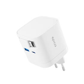 Nabíječka do sítě Epico UltraBoost Retractable GaN 65W EA65c s USB-C kabelem 0,7m bílá

 obrázek produktu 2 z 3