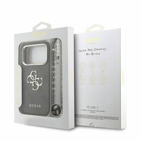 Kryt na mobil Guess PU 4G Metal Logo Strap na Apple iPhone 18 Pro Max černý

 obrázek produktu 6 z 6