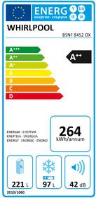 Chladnička s mrazničkou Whirlpool BSNF 8452 OX nerez
