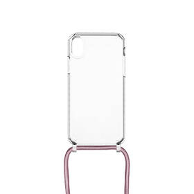 Kryt na mobil FIXED Pure Neck s růžovou šňůrkou na krk na Apple iPhone XR průhledný

 obrázek produktu 1 z 7