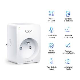 Chytrá zásuvka TP-Link Tapo P100, 4ks bílá

 obrázek produktu 1 z 6