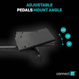 Stojan pro volant Connect IT TitanFrame na herní volant a pedály černý

 obrázek produktu 8 z 12