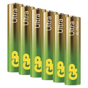 Baterie alkalická GP Ultra AAA (LR03), 6 ks 

 obrázek produktu 2 z 5