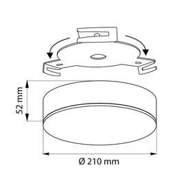 Stropní svítidlo McLED Mold R15, 15W, 4000K černé

 obrázek produktu 4 z 4