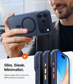 Kryt na mobil Torras Guardian Magnetic na Apple iPhone 17 Pro modrý

 obrázek produktu 3 z 6