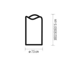 LED dekorace EMOS svíčky, 5x10/12,5/15/17,5cm, bílé, 2x AA, 4 ks 

 obrázek produktu 2 z 3