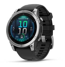 Chytré hodinky Garmin fenix E 47 mm - Stainless Steel / Graphite Silicone Band 

 obrázek produktu 1 z 8