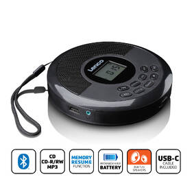 Discman Lenco CD-340BK černý

 obrázek produktu 7 z 7