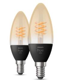 Chytrá žárovka Philips Bluetooth, filament, 4,5W, E14, White, 2ks 

 obrázek produktu 2 z 7