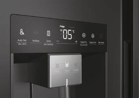 Americká lednice Haier HSW59F18EIPT černá barva
