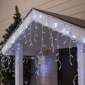 Vánoční osvětlení ColorWay venkovní, 192 LED, 220V AC, 6× 0,6m, studená bílá 

 obrázek produktu 10 z 19
