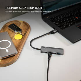 USB Hub FIXED USB-C 4-port, USB-A adapter šedý

 obrázek produktu 6 z 6