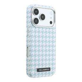 Kryt na mobil Karl Lagerfeld PU Houndstooth Resin Plate MagSafe na Apple iPhone 17 Pro modrý

 obrázek produktu 3 z 6