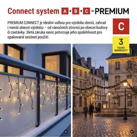 LED řetěz EMOS ICICLE, 50LED, IP44, WW (3m) černý

 obrázek produktu 4 z 8