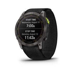 Chytré hodinky Garmin Enduro 2 PRO Sapphire Solar - Carbon Gray Titanium / Black UltraFit Nylon Band 

 obrázek produktu 1 z 8