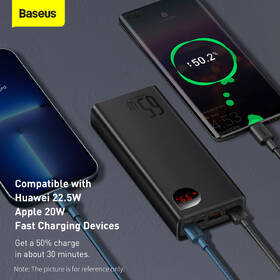 Powerbanka Baseus 20 000 mAh, 65 W černá

 obrázek produktu 12 z 13