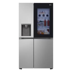 Americká lednice LG GSGV80PYLD stříbrná barva
