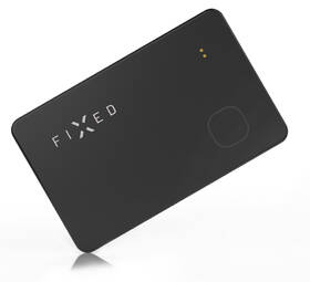 Lokátor FIXED Tag Card s podporou Find My, bezdrátové nabíjení černá barva
