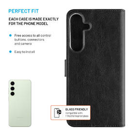 Pouzdro na mobil flipové FIXED Opus na Samsung Galaxy S25+ černé

 obrázek produktu 2 z 7