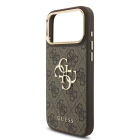 Kryt na mobil Guess 4G Metal Logo Gold Frame na Apple iPhone 18 Pro hnědý

 obrázek produktu 2 z 5