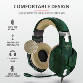Headset Trust GXT 322C Carus - jungle camo 

 obrázek produktu 8 z 11