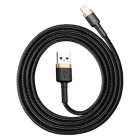 Kabel Baseus Cafule USB/Lightning, 1m černý/zlatý

 obrázek produktu 4 z 10