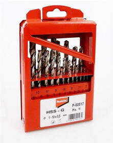 Sada vrtáků Makita P-60517 HSS-G (19 ks) 

 obrázek produktu 1 z 1