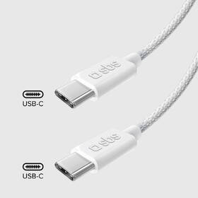 Kabel SBS USB-C/USB-C, PD, 60 W, 1,5 m šedý

 obrázek produktu 2 z 4