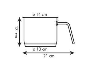 Mlékovar Tescoma 14 cm, 1,8 l nerez

 obrázek produktu 1 z 1