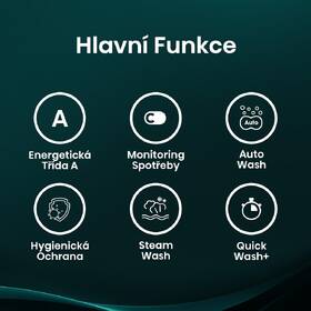 Pračka Hisense WF3S8045BW3 bílá barva
