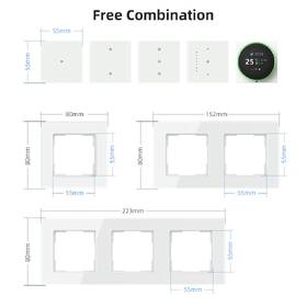 Vypínač IMMAX NEO SMART Nexa 2-tlačítkový, Zigbee 3.0, 230V, TUYA bílý

 obrázek produktu 3 z 11