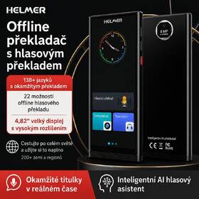 Hlasový překladač Helmer OTR 213 černý

 obrázek produktu 2 z 4