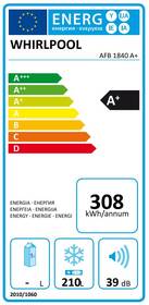 Mraznička Whirlpool AFB 1840 A+ 

 obrázek produktu 1 z 4