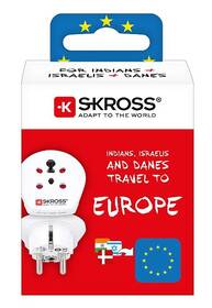 Cestovní adaptér SKROSS pro cizince v ČR (India-Israel-Denmark to Europe) 

 obrázek produktu 4 z 4