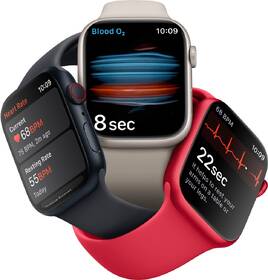 Chytré hodinky Apple Watch Series 8 GPS + Cellular 45mm pouzdro z hliníku (PRODUCT)RED - (PRODUCT)RED sportovní řemínek 

 obrázek produktu 4 z 8